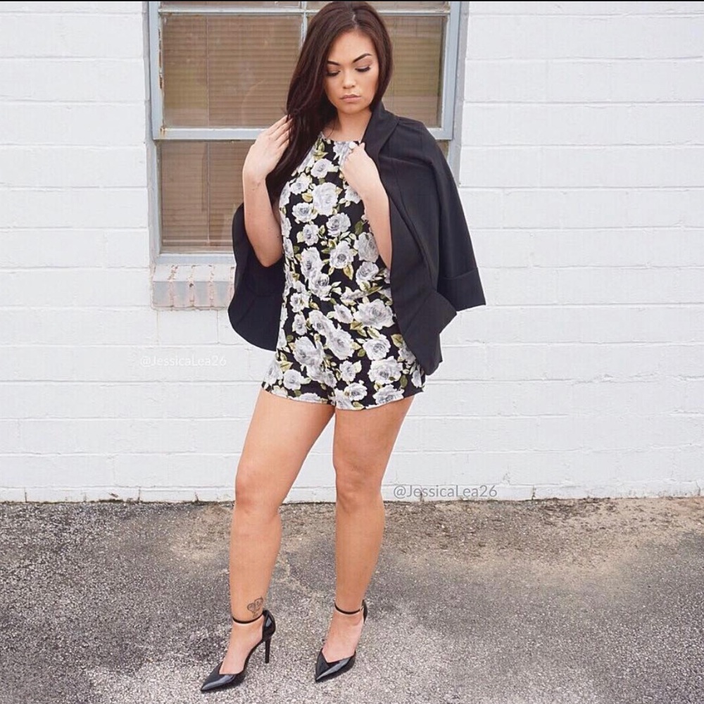 Forever 21 Floral Romper